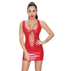 robe vinyl dress rope rouge 2