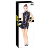 robe vinyl dress zip noire 4