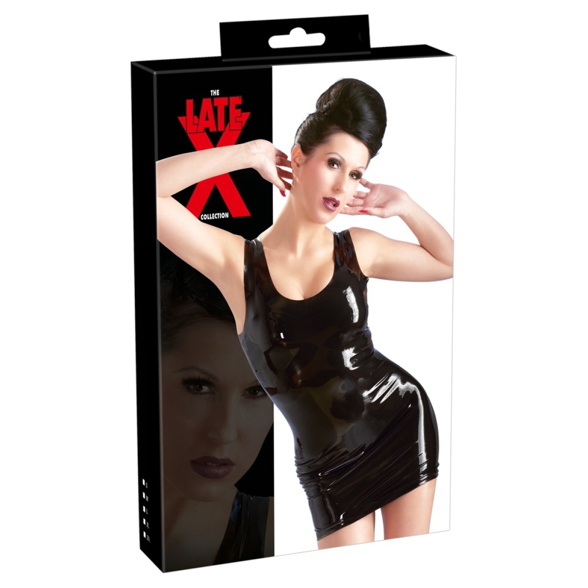 robe wetlook latex irina noir 2