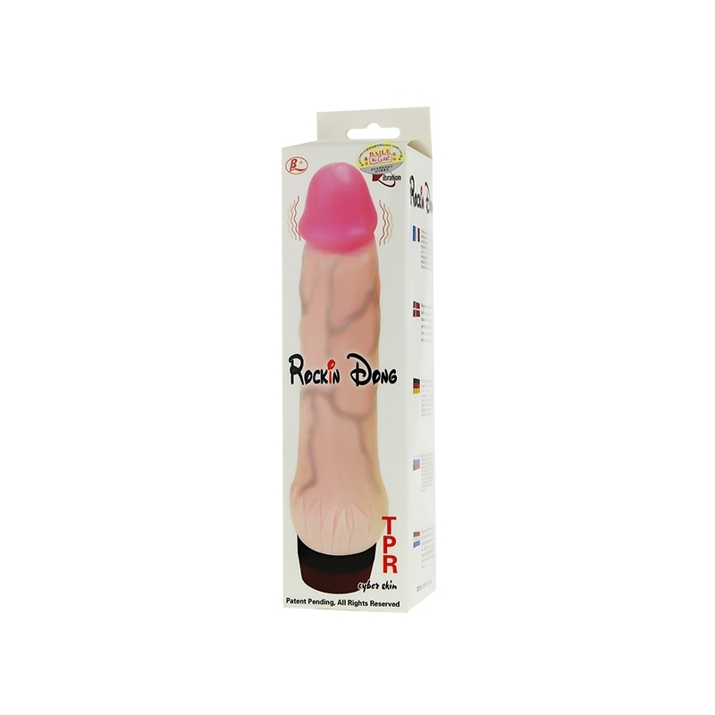 rockin dong penis vibe 2 aa battery flesh 5x215 cm 1