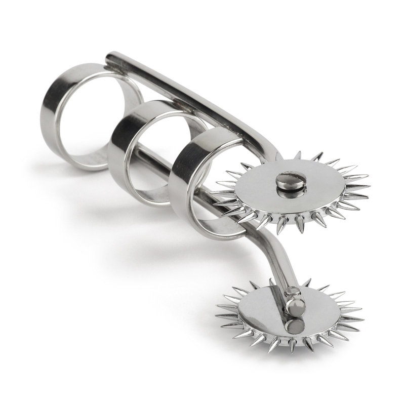 roue a picots double finger 10cm 3