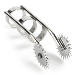 roue a picots double finger 10cm