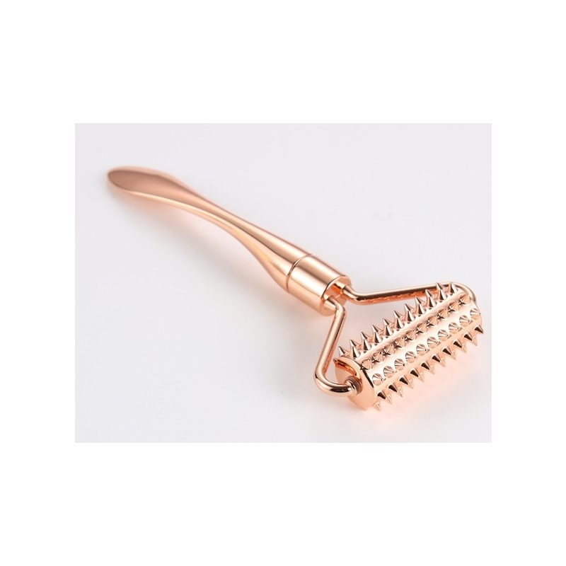 roulette a picots en metal rose micro roller 12cm 1
