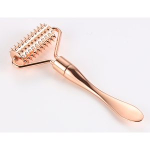 roulette a picots en metal rose micro roller 12cm