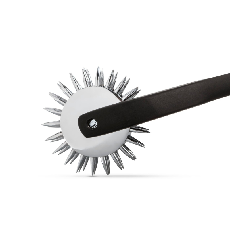 roulette a picots wartenberg noire 3 roues 3