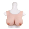 round collar crossdresser breast forms cotton g flesh bonnet g