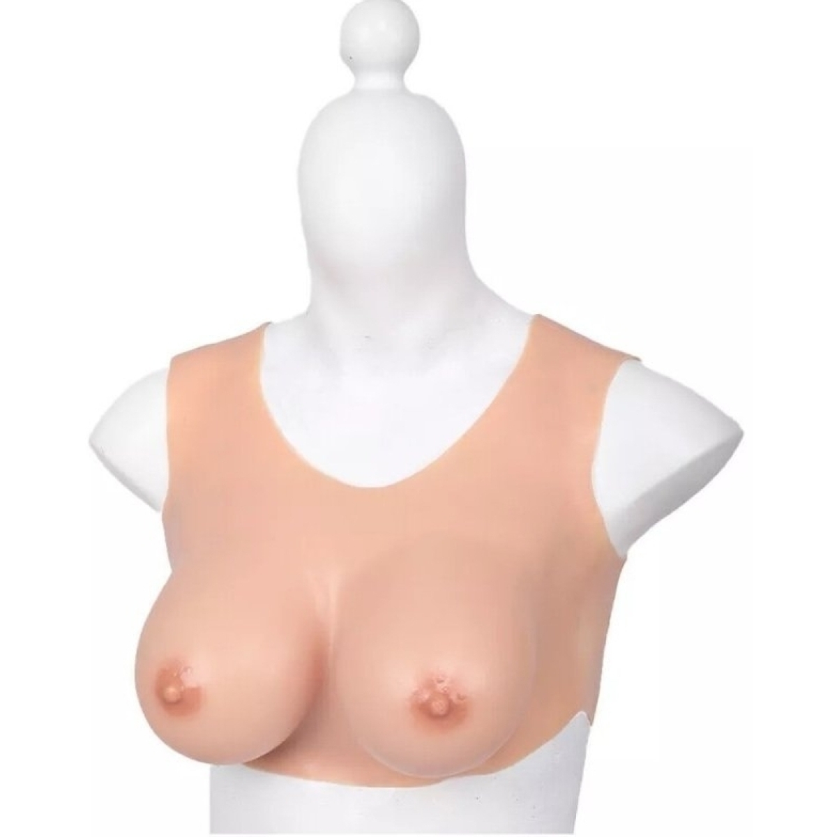 round collar crossdresser breast forms cotton g flesh bonnet g 2