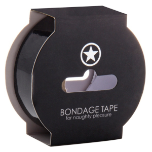 ruban bondage 17m 25mm noir