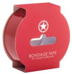ruban non collant bondage tape 17m rouge