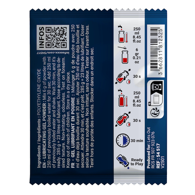 sachet poudre a fist fuck fist ff powder 6g 1