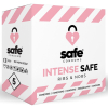 safe condoms intense safe ribs nobs 5 pcs