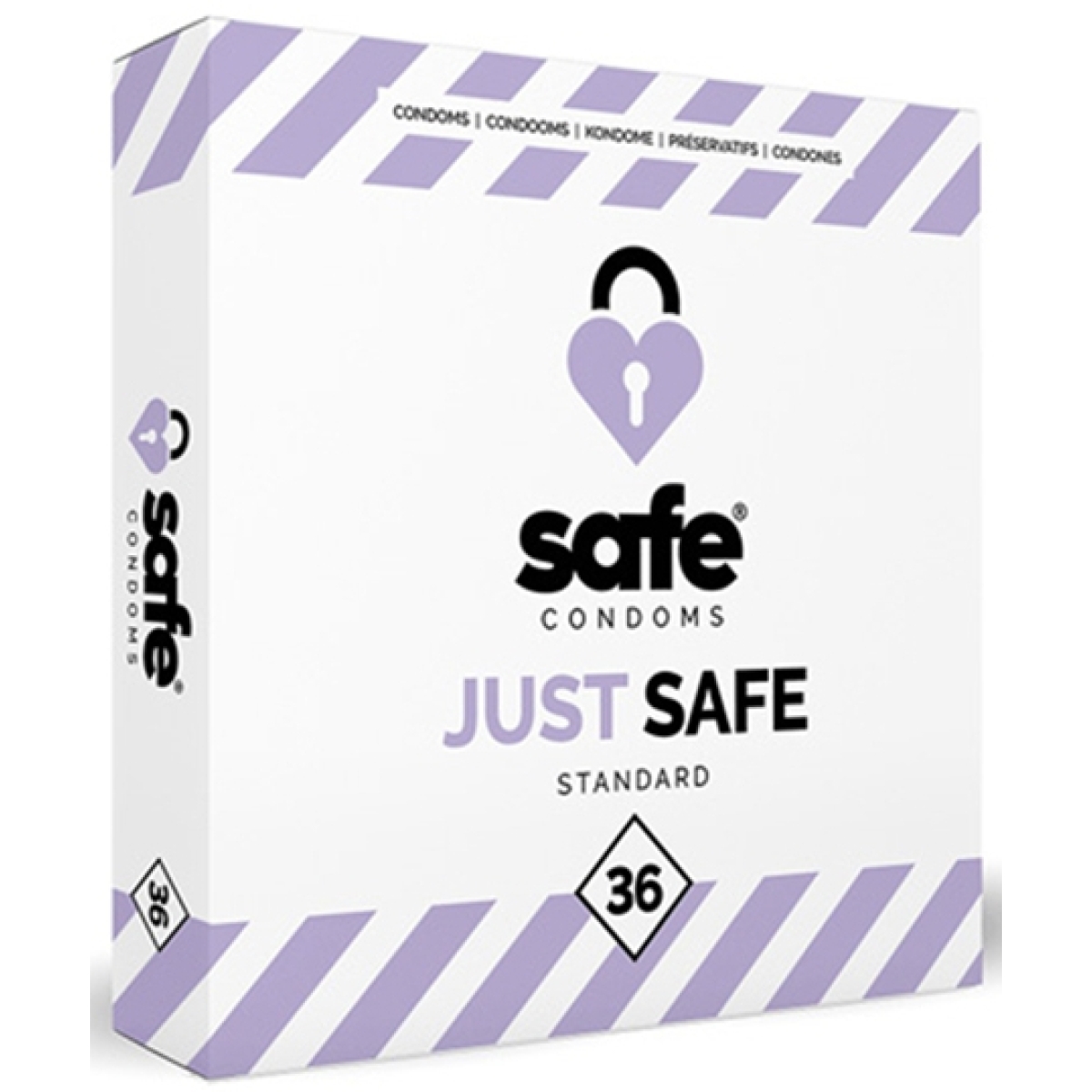 safe condoms just safe standard 36 pcs