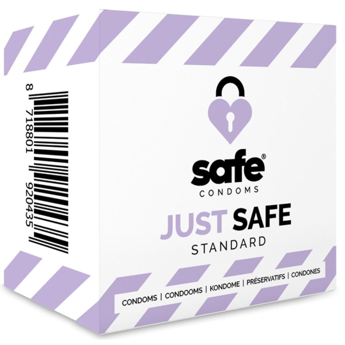 safe condoms just safe standard 5 pcs