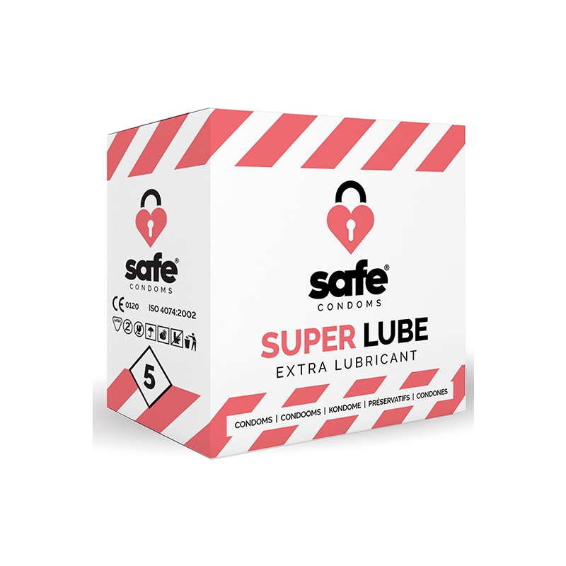 safe-condoms-super-lube-extra-lubricant-5-pcs safe condoms super lube extra lubricant 5 pcs