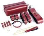 set bdsm 6 pieces rouge fonce