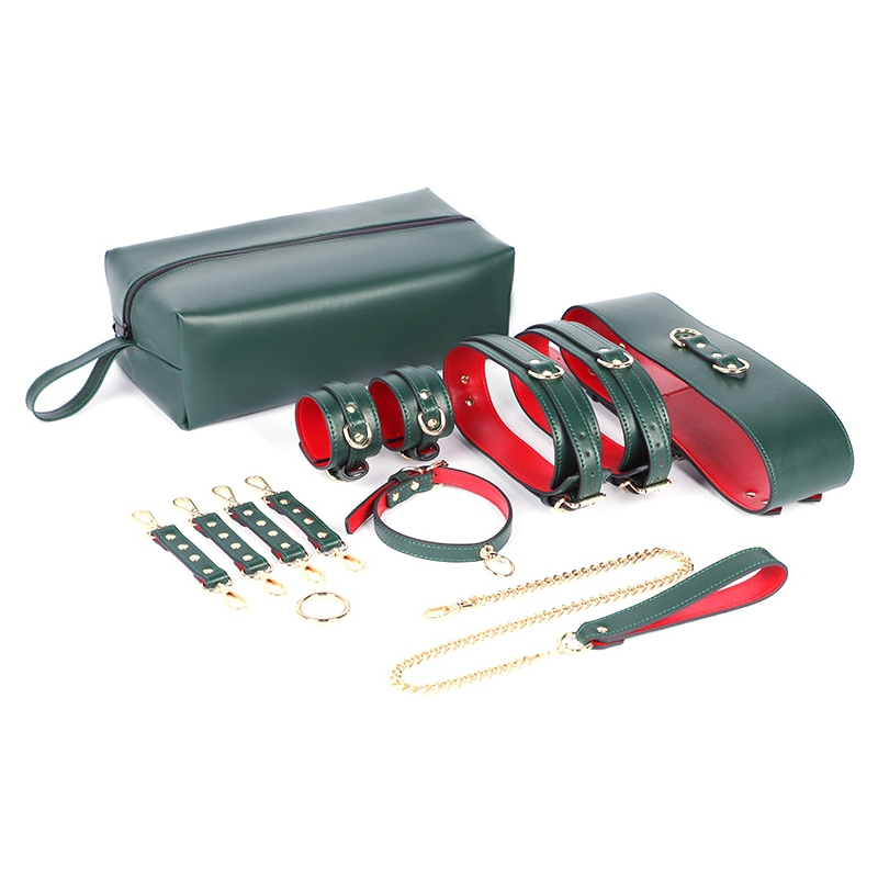 set bdsm 6 pieces vert rouge