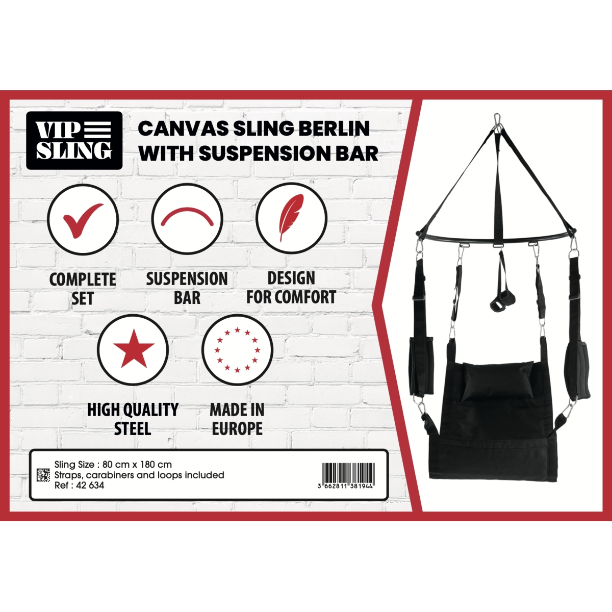 set complet sling en tissu berlin avec barre 2