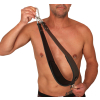 set de 2 supports pieds en cuir pour sling 2 mousquetons 60cm the red 2