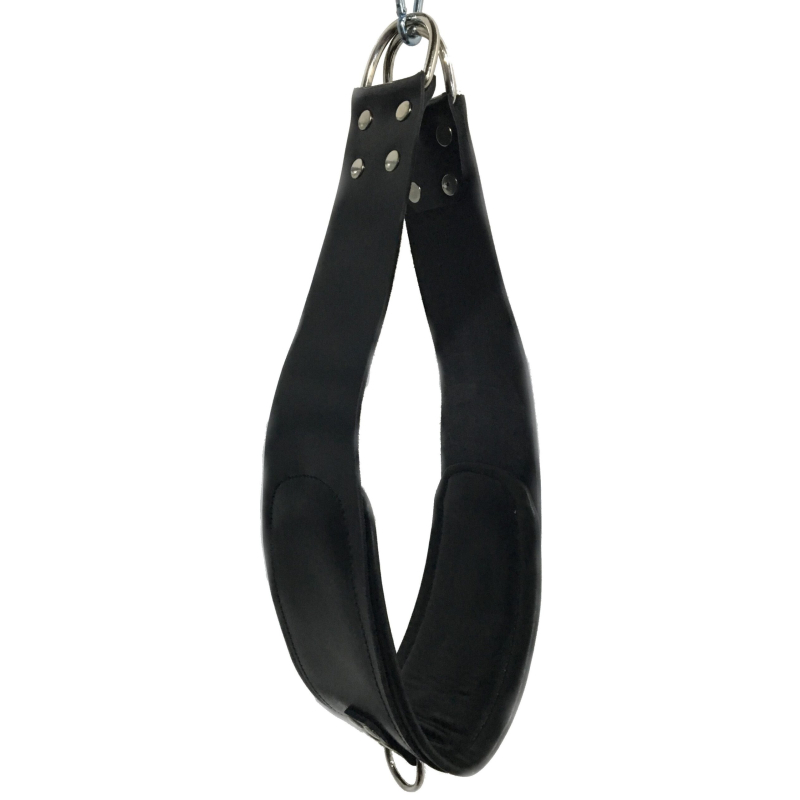 set de 2 supports pieds en cuir pour sling 2 mousquetons 60cm the red 6 scaled