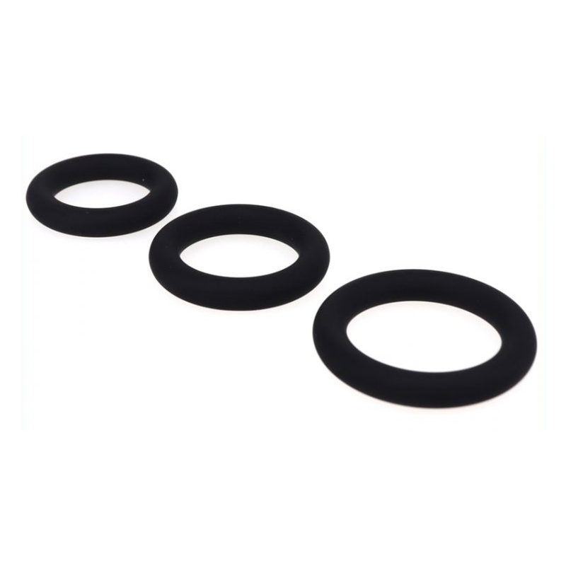set de 3 cockrings en silicone 3