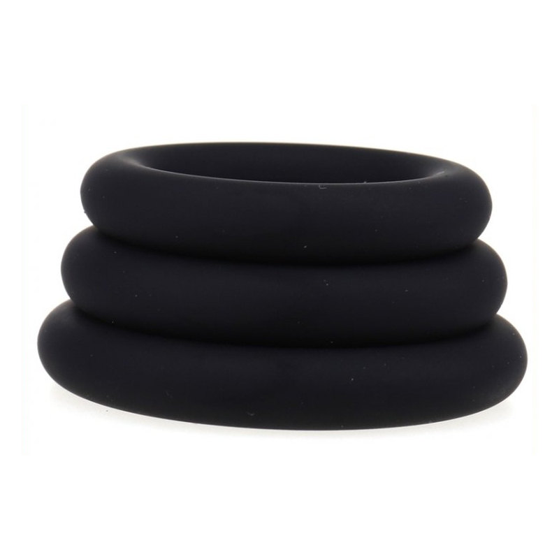set de 3 cockrings en silicone 4