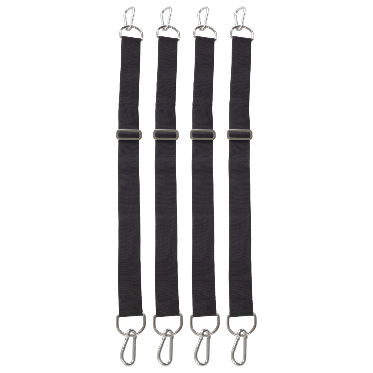 set de 4 bandes ajustables avec mousquetons 1 metre scaled