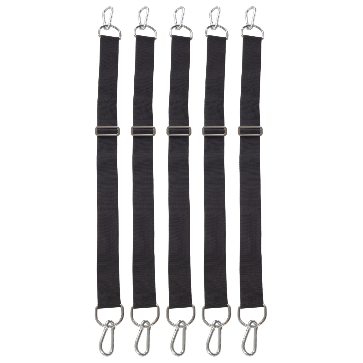 set de 5 bandes ajustables avec mousquetons 1 metre scaled
