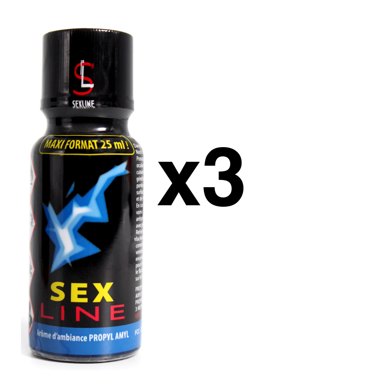sexline propyl amyl bleu 25ml x3