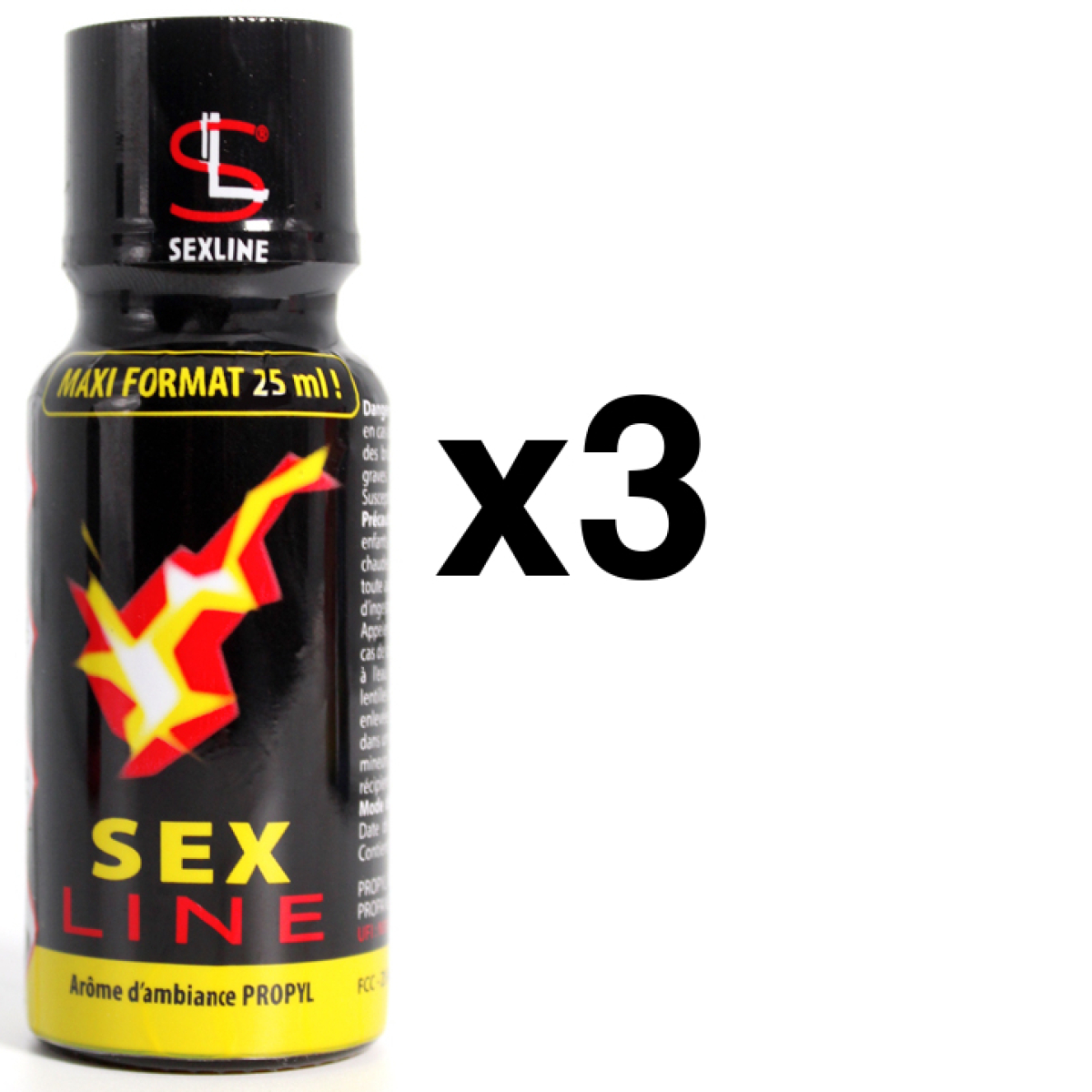 sexline propyl jaune 25ml x3