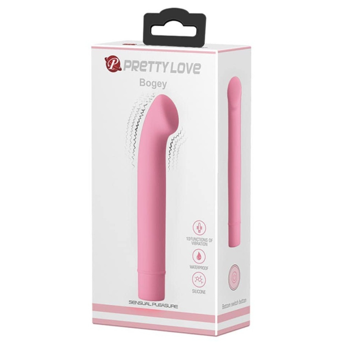 sextoy vibrant bogey 15 x 24 cm rose pastel 1