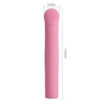sextoy vibrant bogey 15 x 24 cm rose pastel 4