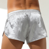 short avec jock slit argente 1