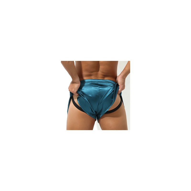 short avec jock slit bleu 1