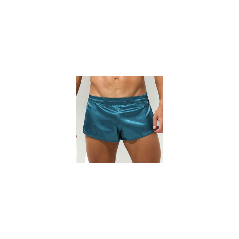 short avec jock slit bleu