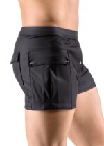 short avec poches junio noir 1