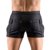 short avec poches junio noir 2