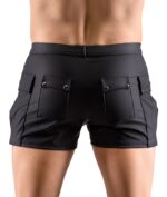 short avec poches junio noir 2