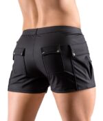 short avec poches junio noir 3