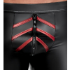 short avec zip ormeto noir rouge 5