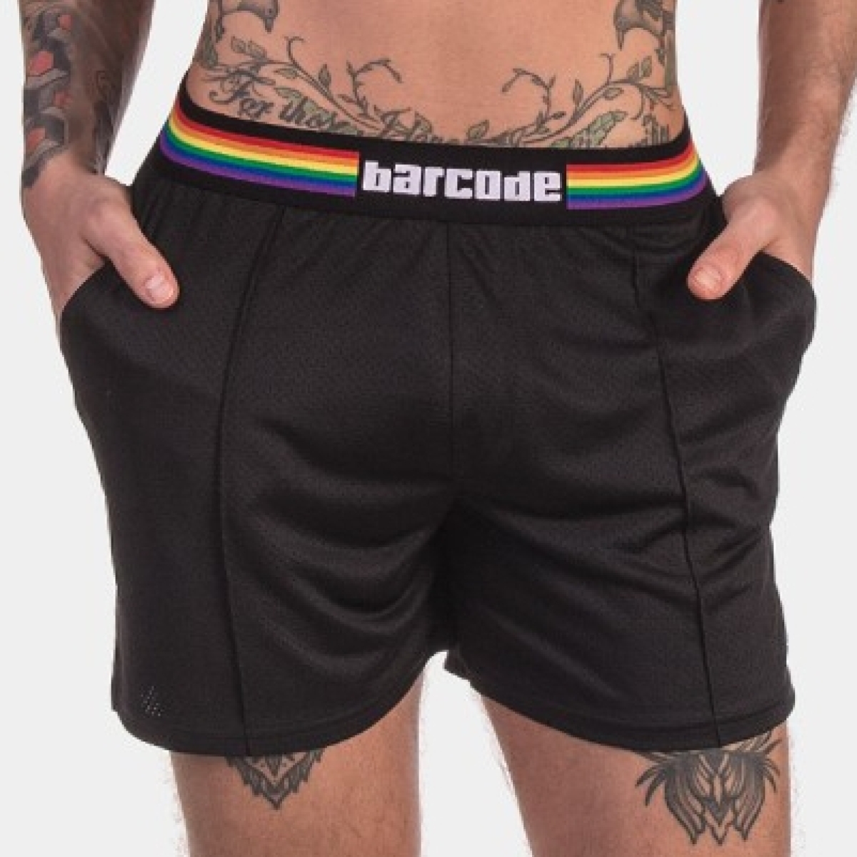 short barcode pride noir