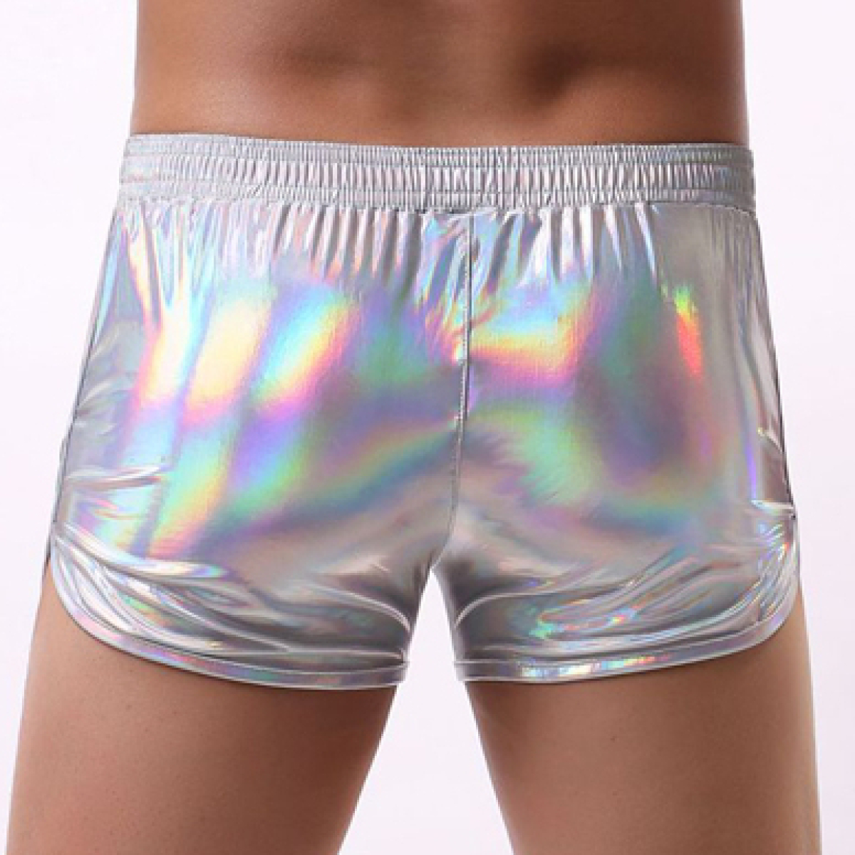 short brillant fakiz gris argente 1