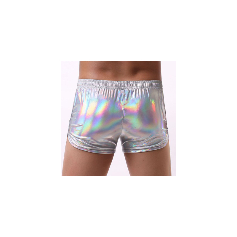 short brillant fakiz gris argente 1