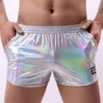short brillant fakiz gris argente 3