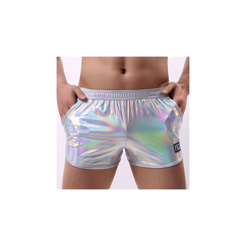 short brillant fakiz gris argente 3