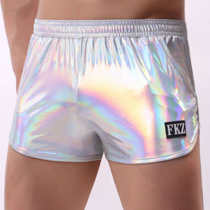 short brillant fakiz gris argente