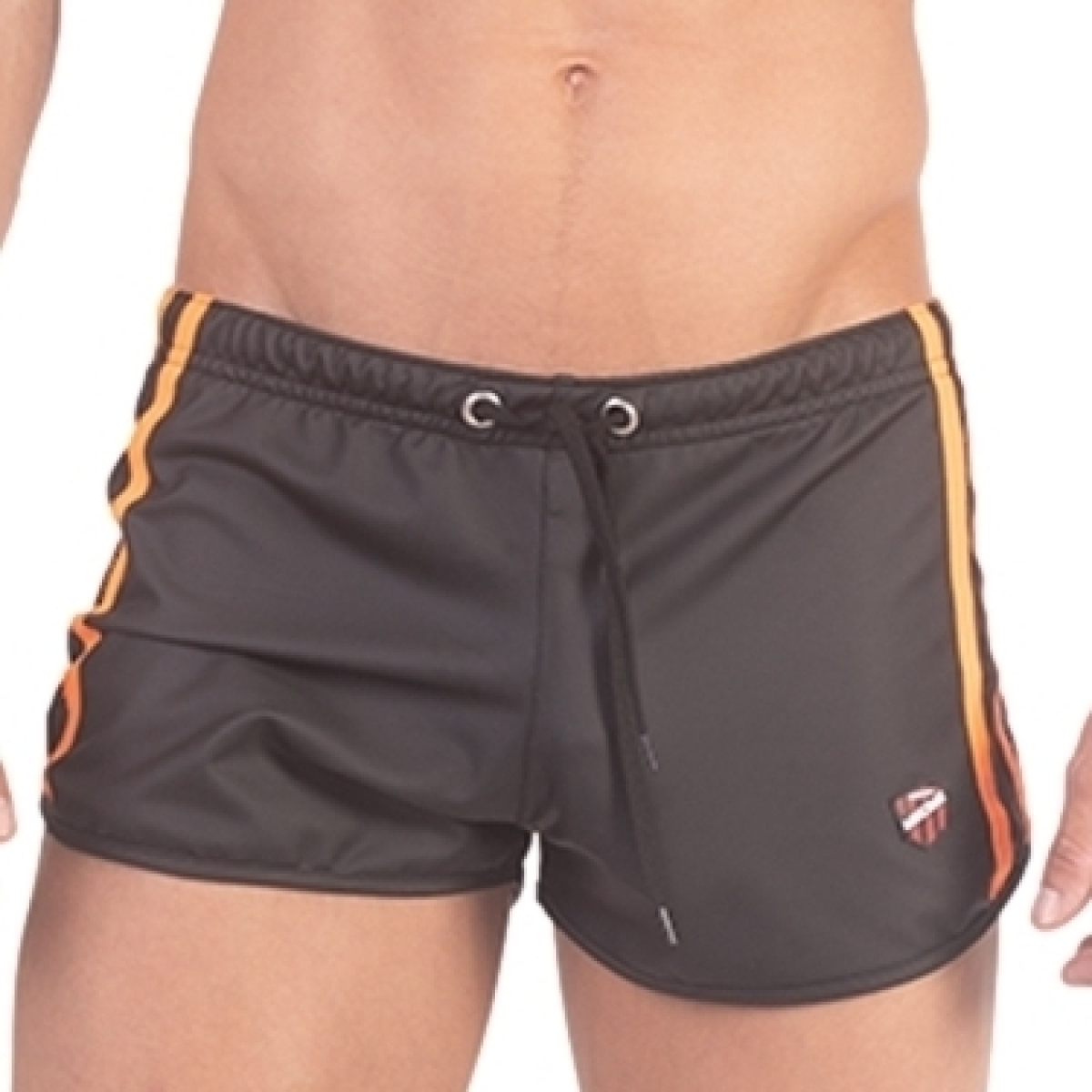 short byron laboratory black orange