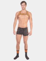 short byron laboratory black orange 2