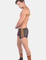 short byron laboratory black orange 4
