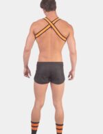short byron laboratory black orange 5