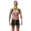 short byron laboratory noir jaune fluo 2